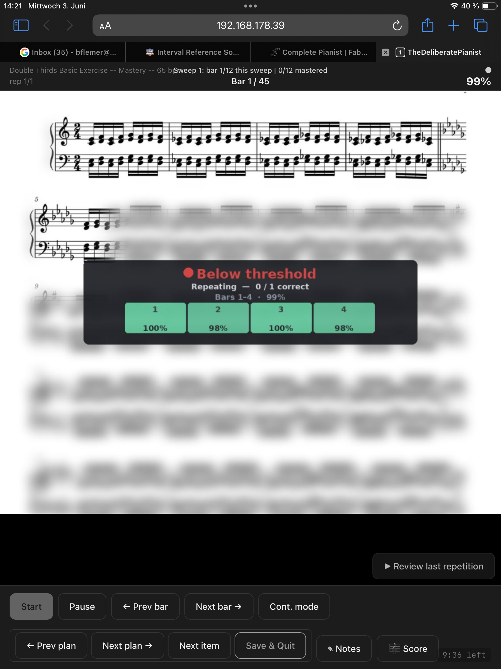 Heatmap and quality control view